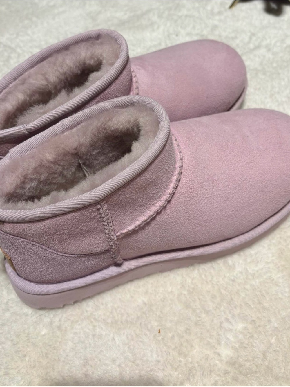 Pink ultra mini classic Uggs